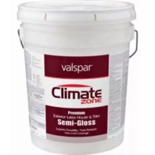Climate Zone 44-27229 Semi-Gloss Exterior Latex Paint, 5 gallon