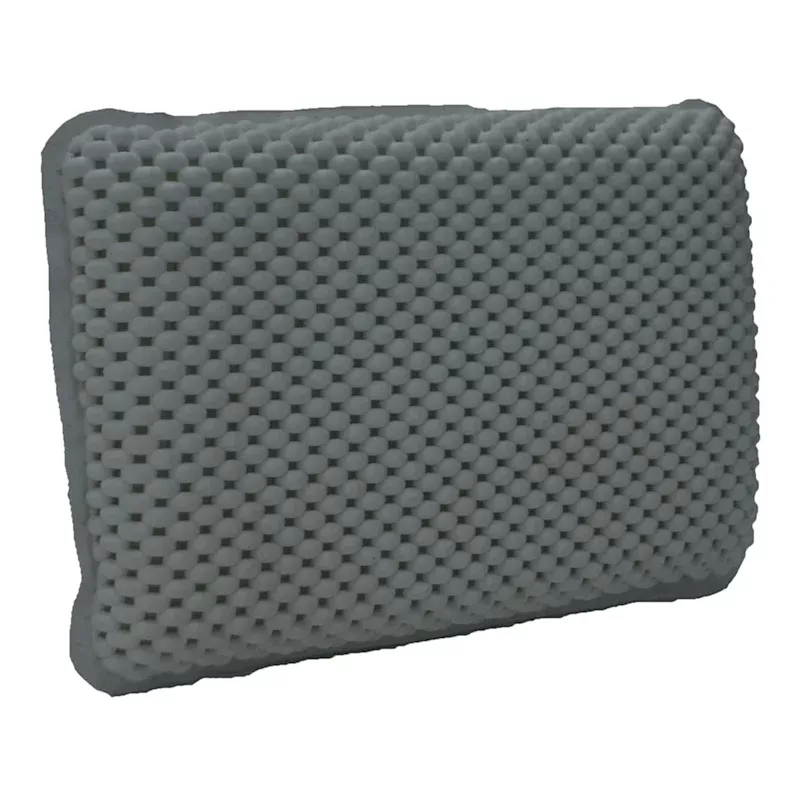 Cloud Nine Charcoal Grey Bath Pillow, 7x11