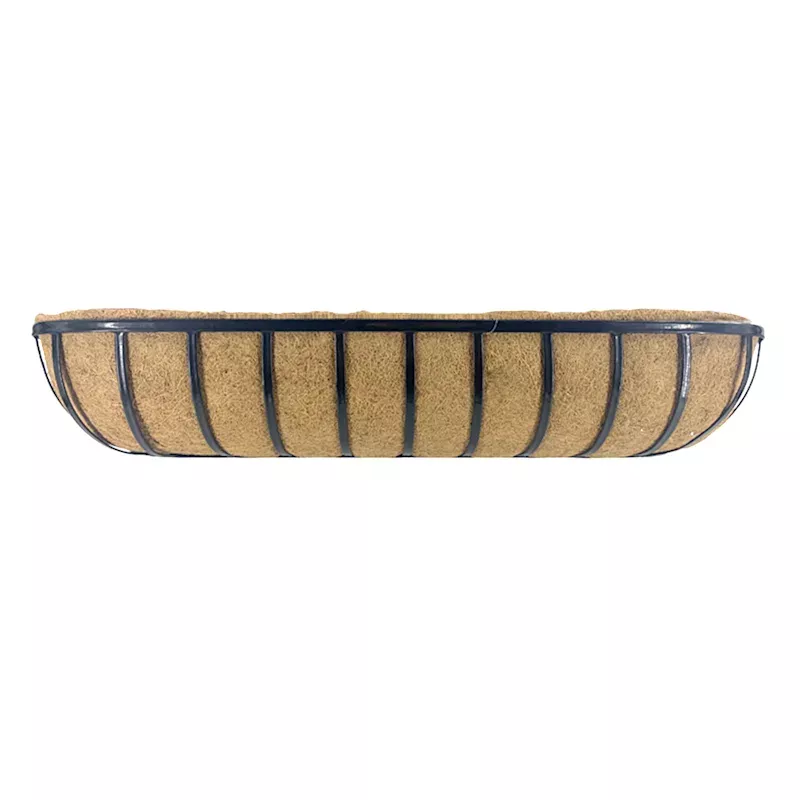 Coco Metal Trough Outdoor Planter, Large