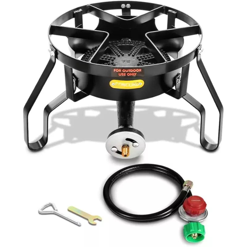 Concord Banjo 16 Single Propane Burner; 200,000BTU 1 Burner Portable Gas Stove