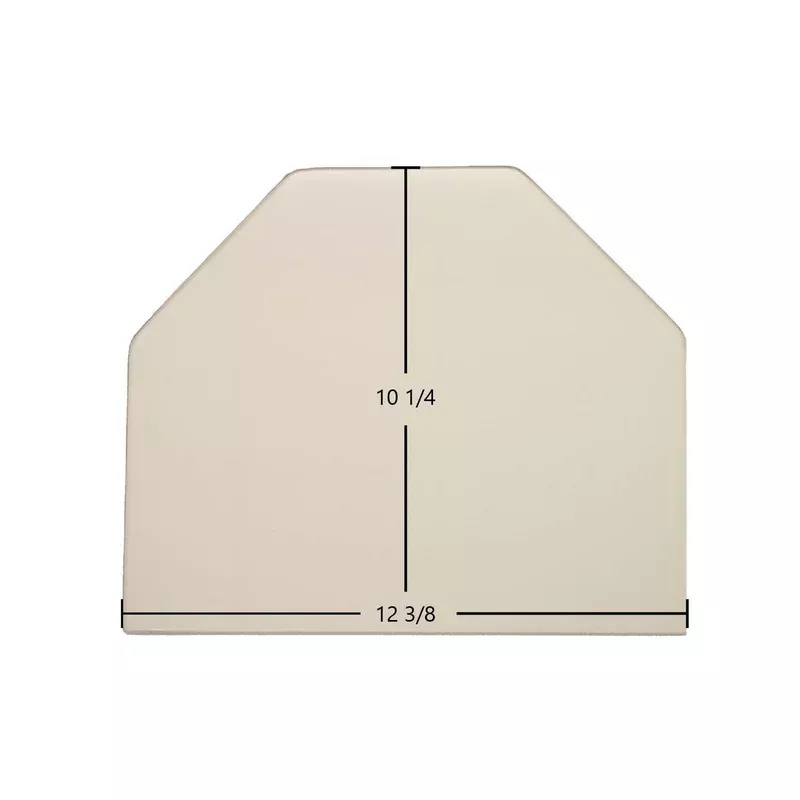 Consolidated Dutchwest Large #2461 Archtop Ceramic Glass Panel 12 3/8″ x 10 1/4″ (Part #700-1132)