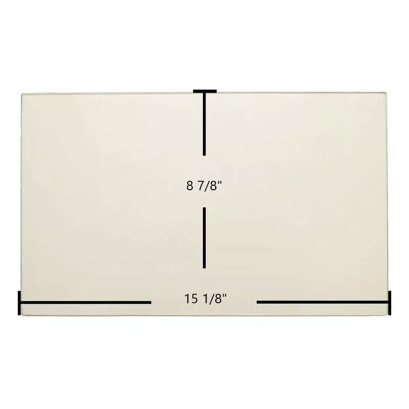 Consolidated Dutchwest Sequoia 2160 / 455 / 455C Ceramic Glass Panel 15 1/8″ x 8 7/8″ (Part #700-1011)
