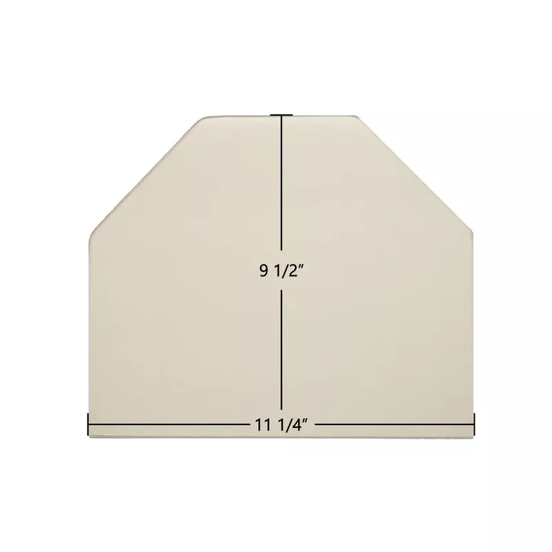 Consolidated Dutchwest Small #2460 Archtop Ceramic Glass Panel 11 1/4″ x 9 1/2″ (Part #700-1146)