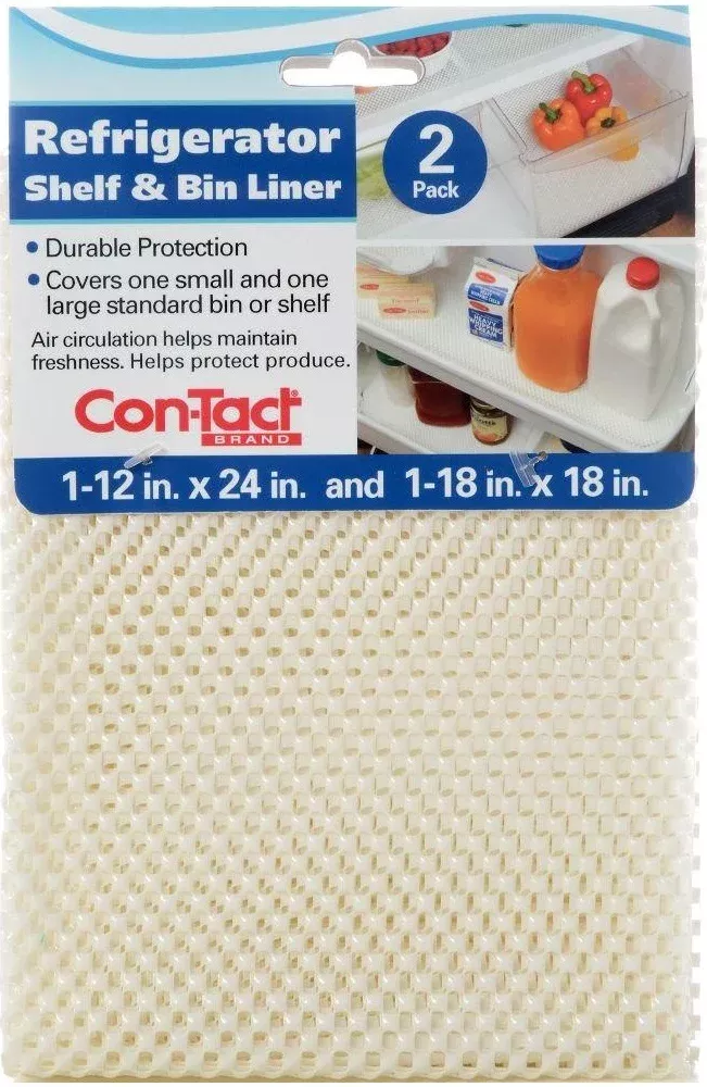 Contact KTCH-CRB007-12 Refrigerator Bin Liner, 2/Pack