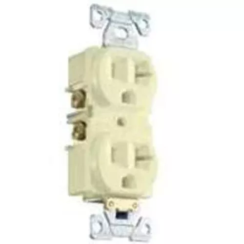 Cooper Wiring BR20A Commercial Duplex Receptacles, 20 Amp, Almond