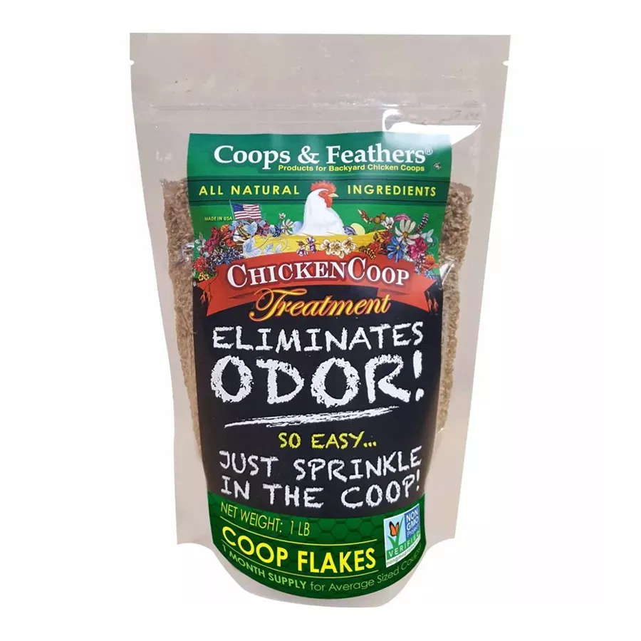 Coops & Feathers Odor Eliminating Coop Flakes - 1 lb