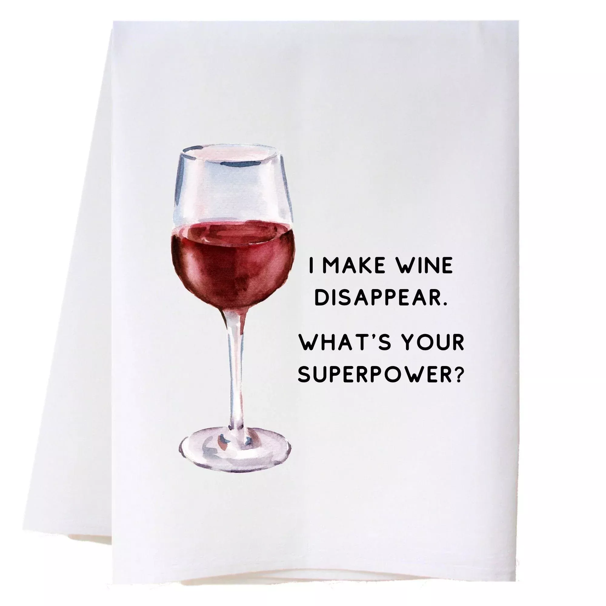 Cora & Pate Wine Disappear Kitchen Towel