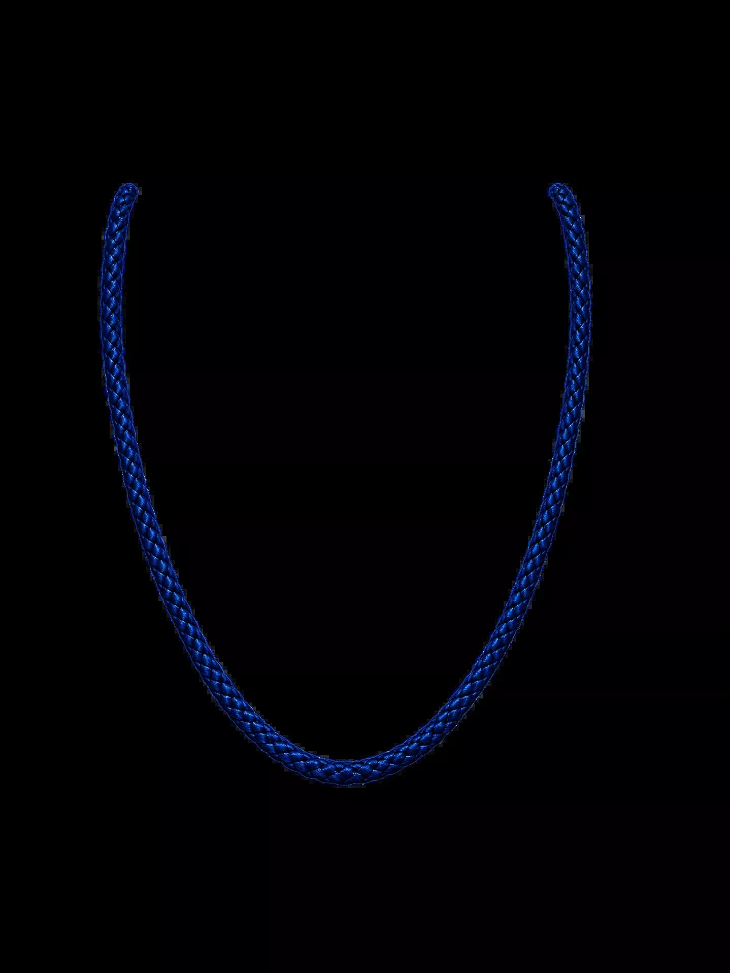 Corded Necklace - Navy