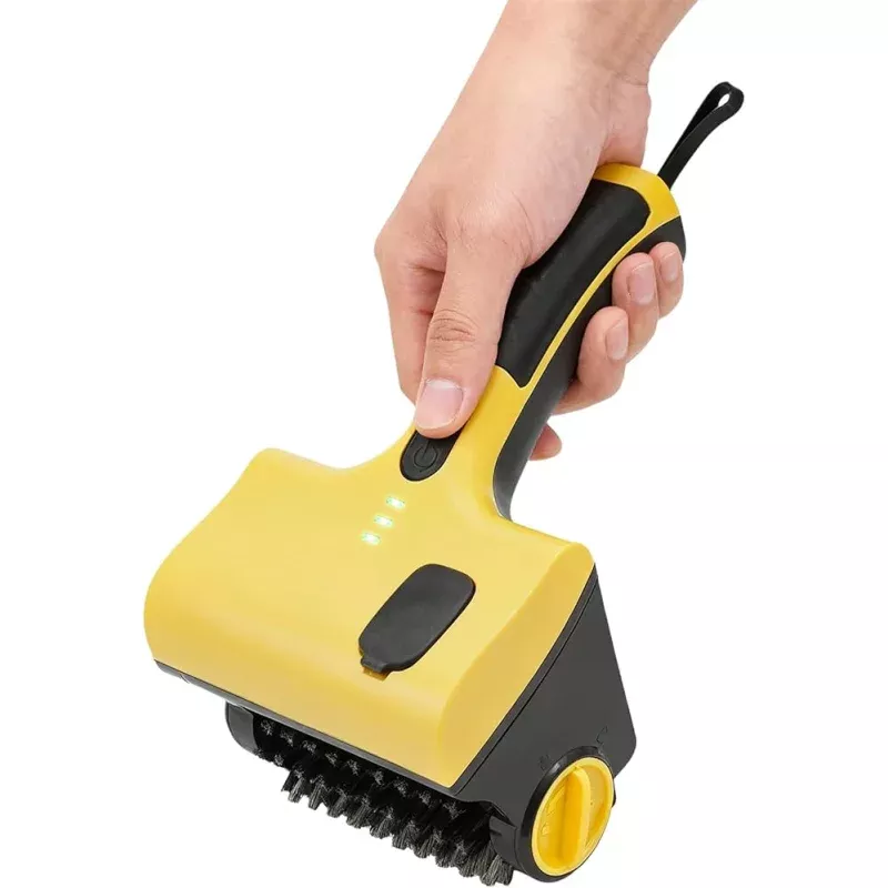 Cordless Electric Grill Cleaning Brush, Outdoor Grill Cleaner with Water Spray, Speed Adjustment Battery Operated Grill Brush, Power Grill Grate Cleaner for BBQ, Floors and Kitchen