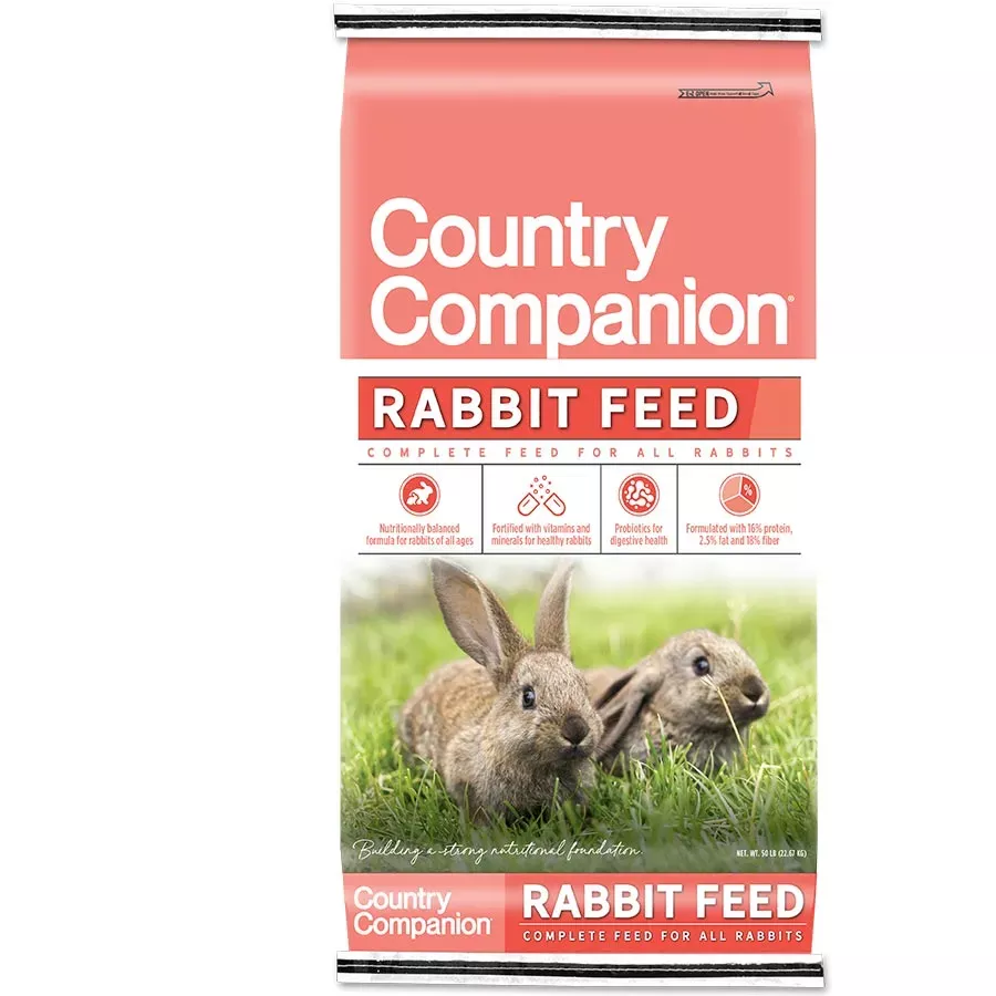 Country Companion 16% Rabbit Pellet Feed - 50 lb