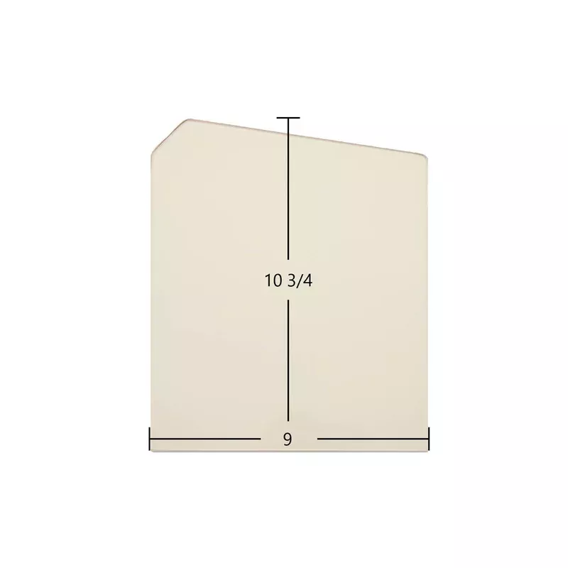 Country Flame B / E1 / M Double Door Ceramic Glass Panel 9″ x 10 3/4″ (Part #7P386CF)