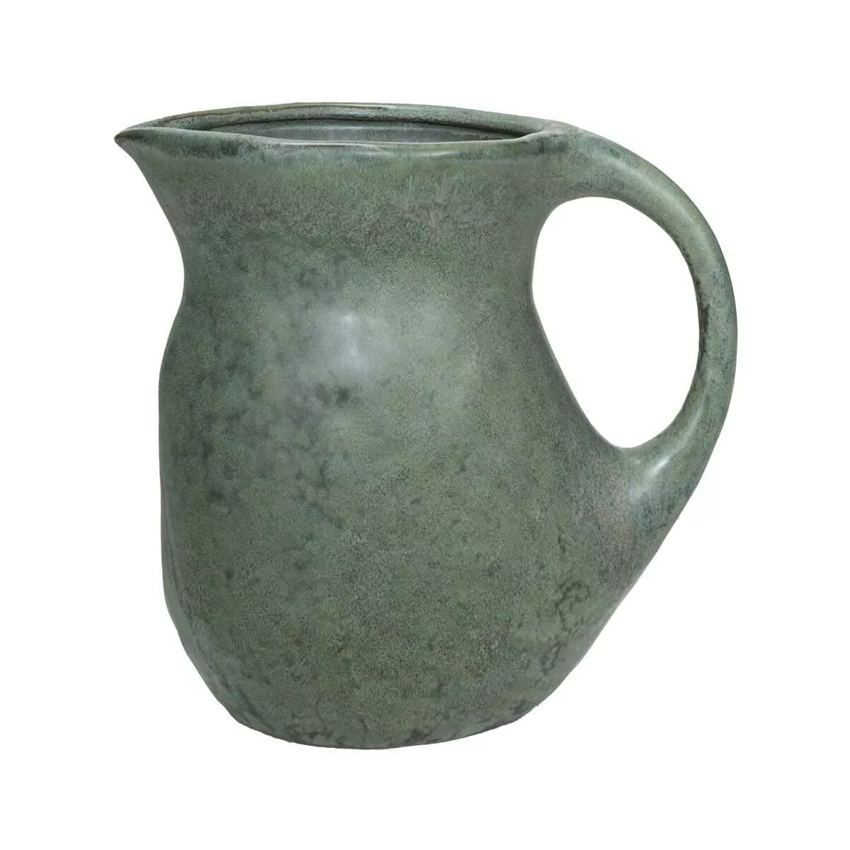 Creative Co-Op 2-1/2 Quart Stoneware Pitcher