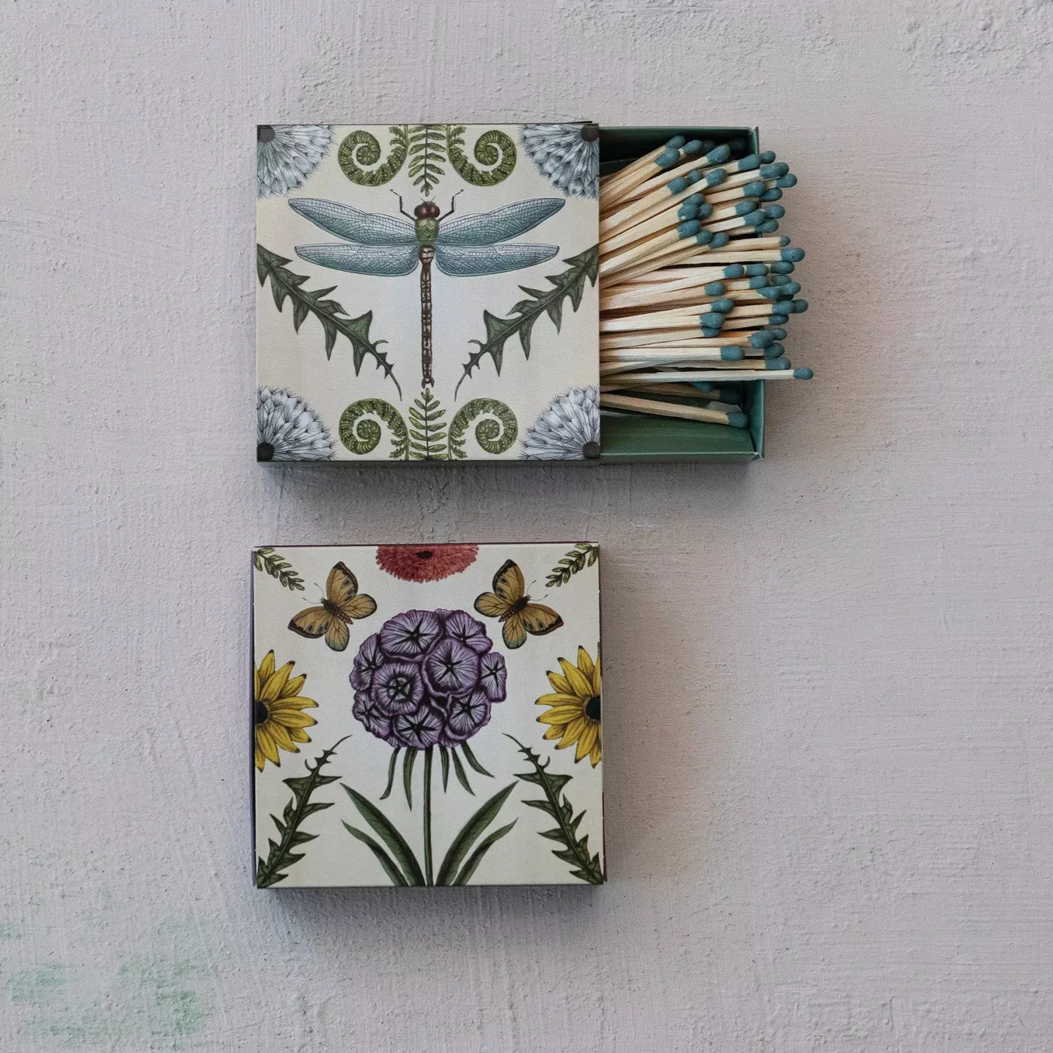 Creative Co-op - Animal Botanical Matchbox