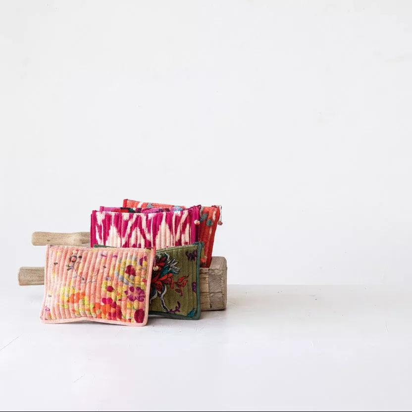 Creative Co-op - Flat Zip Pouch