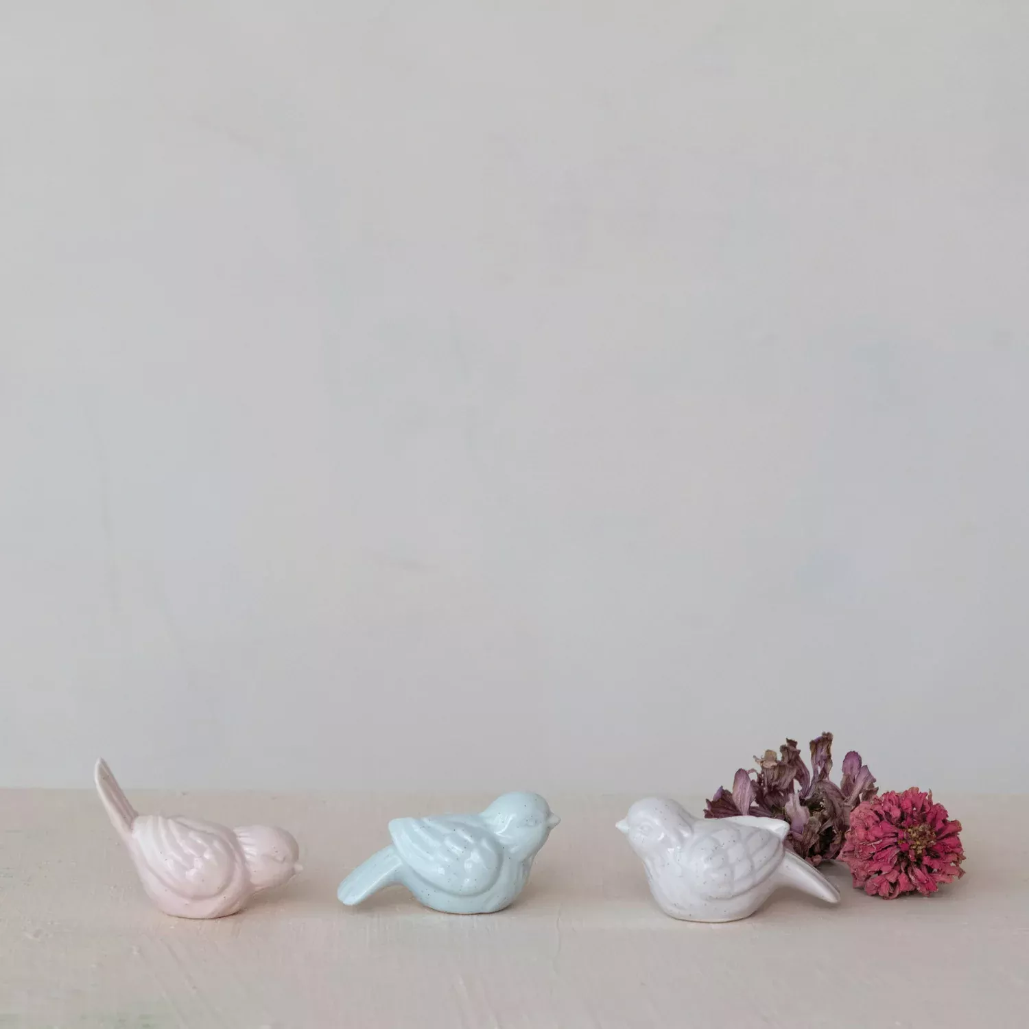 Creative Co-op - Stoneware Bird Sitter