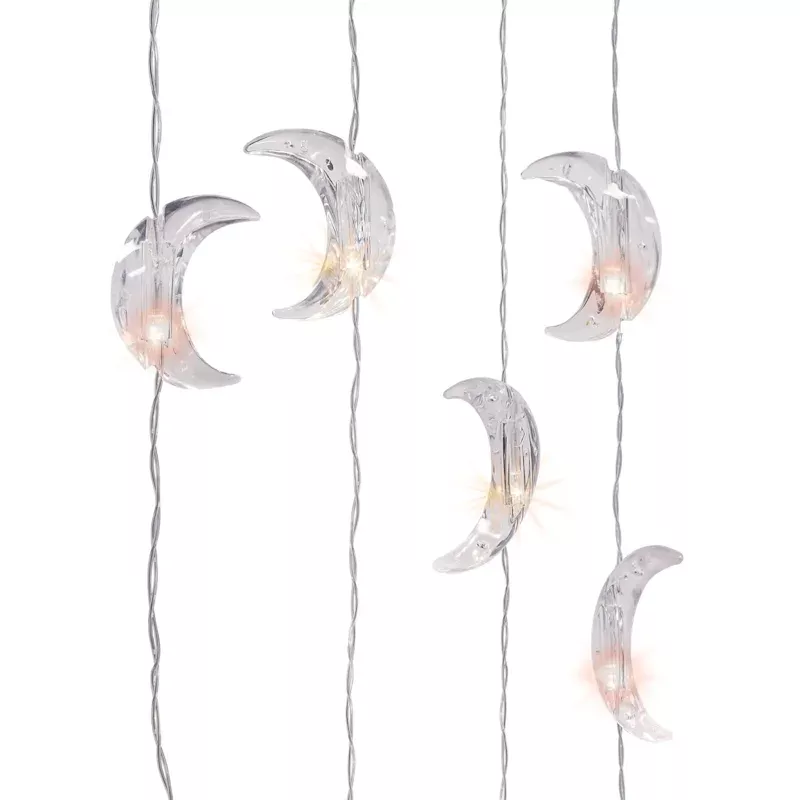 Crescent Moon LED Curtain Light