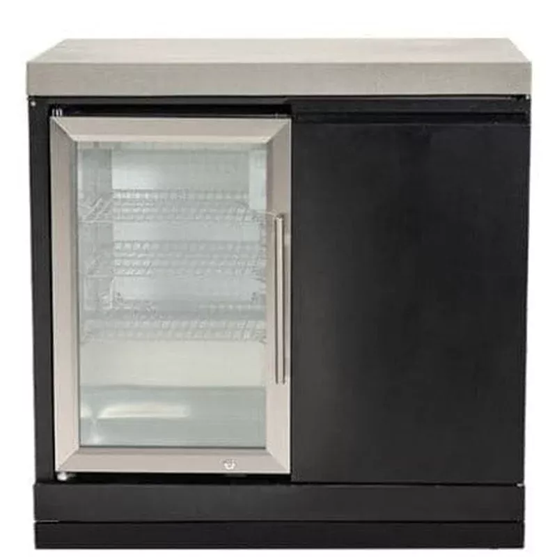 Crossray Double Side Cabinet with Single Fridge (FRIDGE-SGL)
