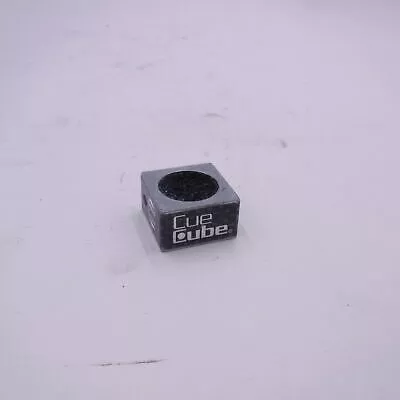 Cue Cube Billiard Cue Tip Pool 2 in 1 Shaper Scuffer Dime Radius Black .353 in.