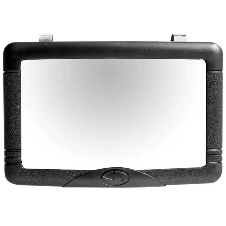 Custom Accessories Black Plastic Visor Mirror - 5.25" x 3"