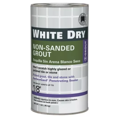 Custom Building Products WDG1-6 White Dry Non-Sanded Grout