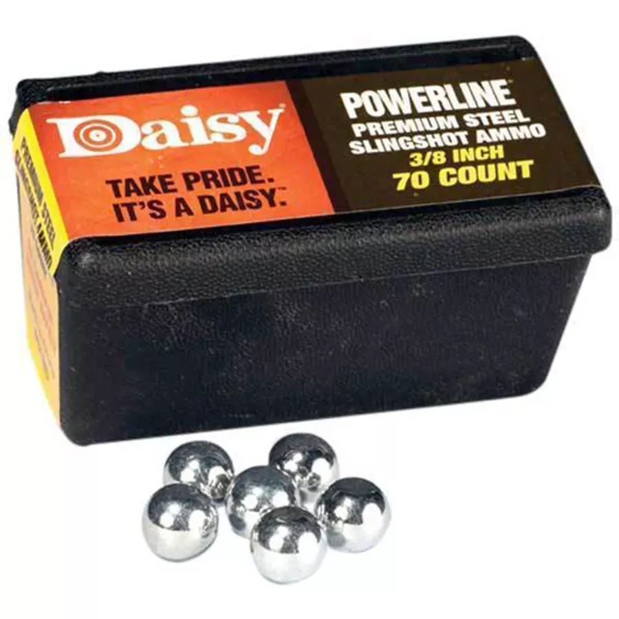 Daisy Premium Steel Slingshot Ammo - 3/8"