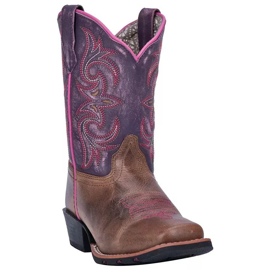 Dan Post Girl's Majesty Leather Western Boots