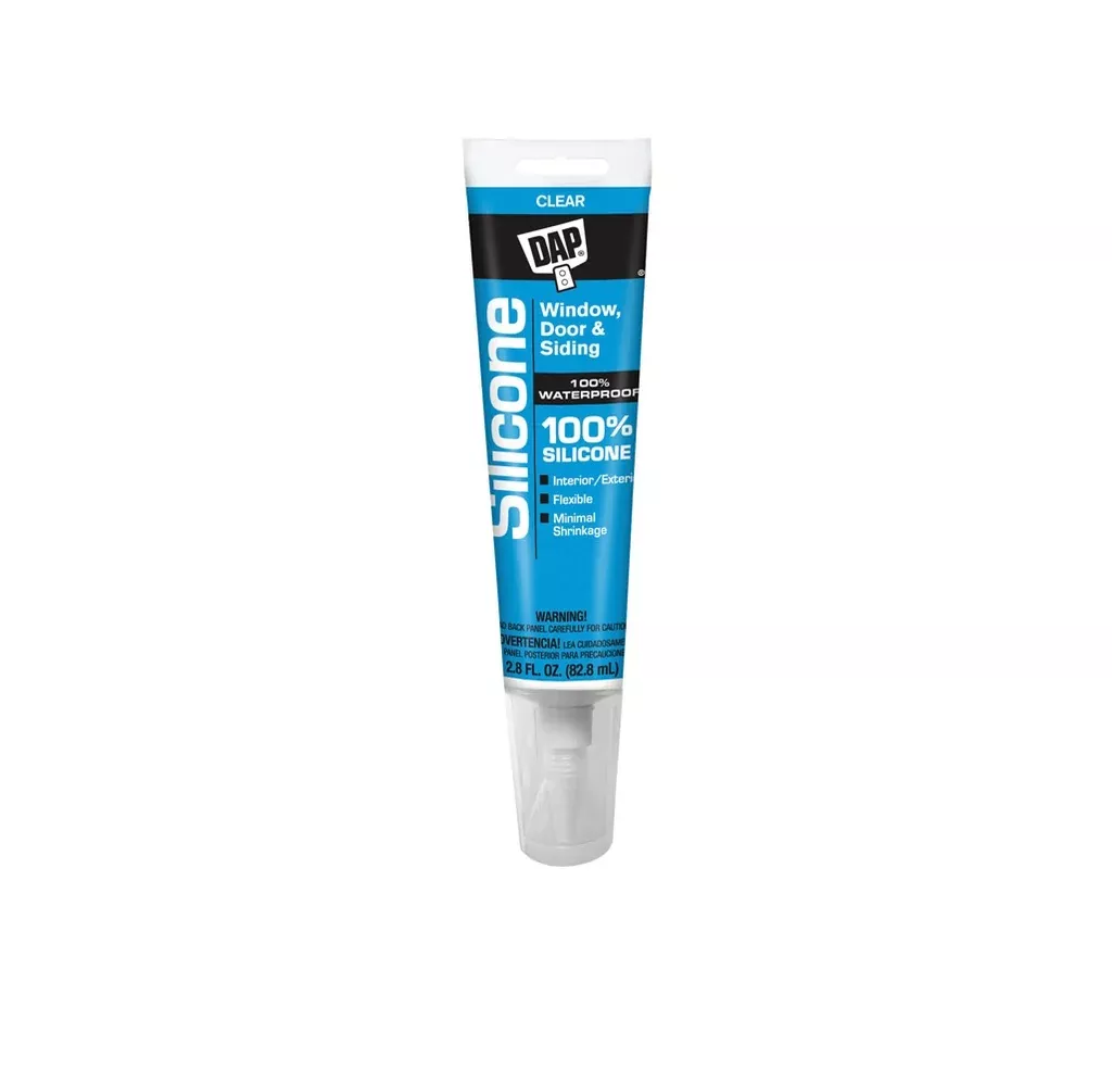DAP 7079800753 Window and Door Sealant, Clear, 2.8 Oz