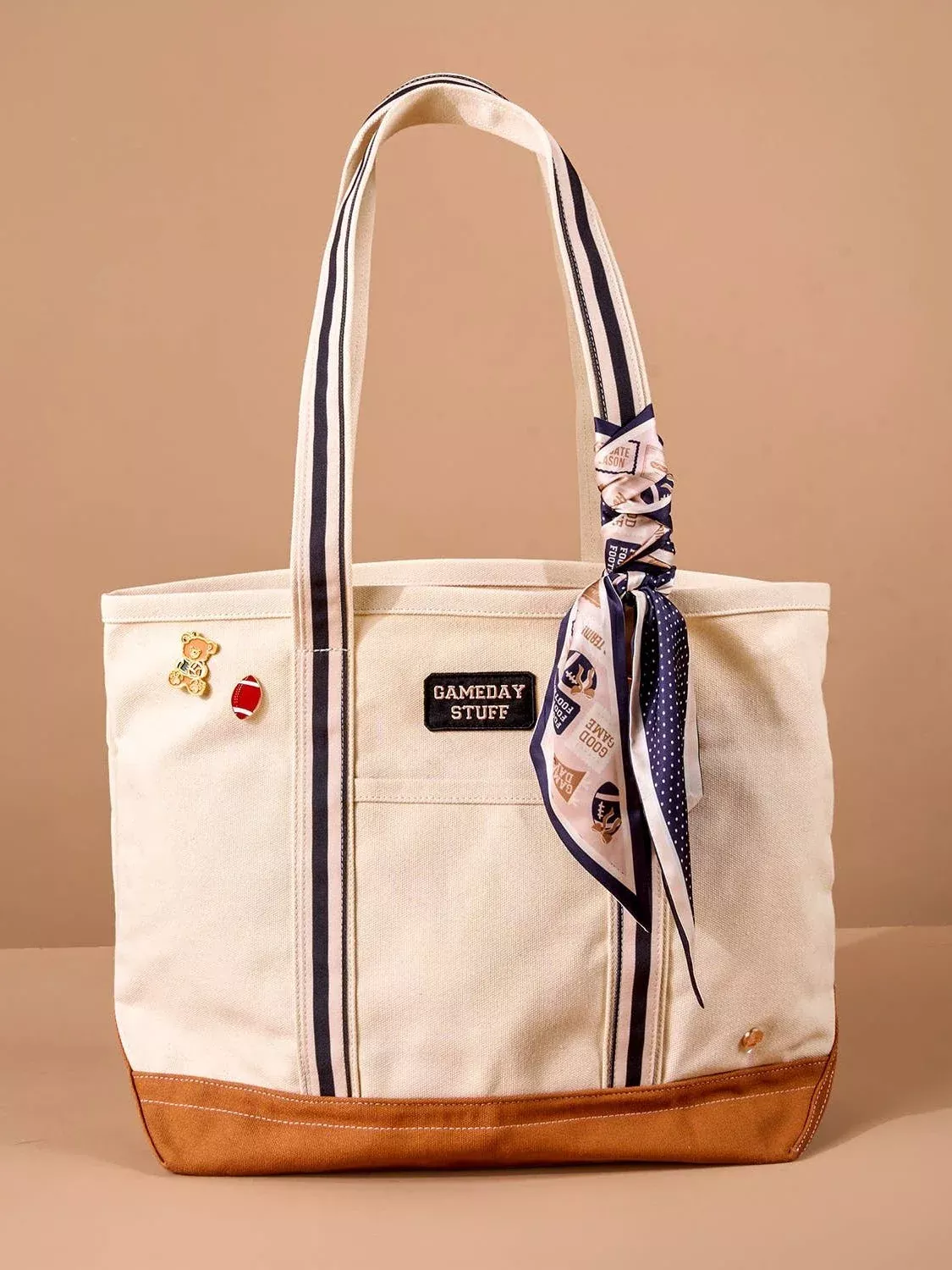 The Darling Canvas Tote Bag-Huddle Up