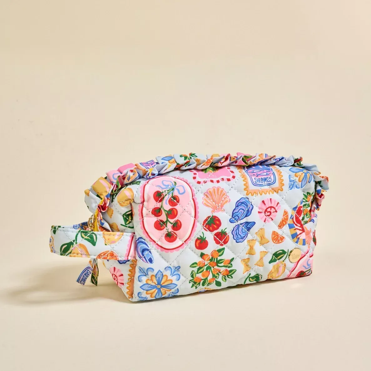 The Darling Effect - Essentials Quilted Cosmetic Pouch, Ciao Bella