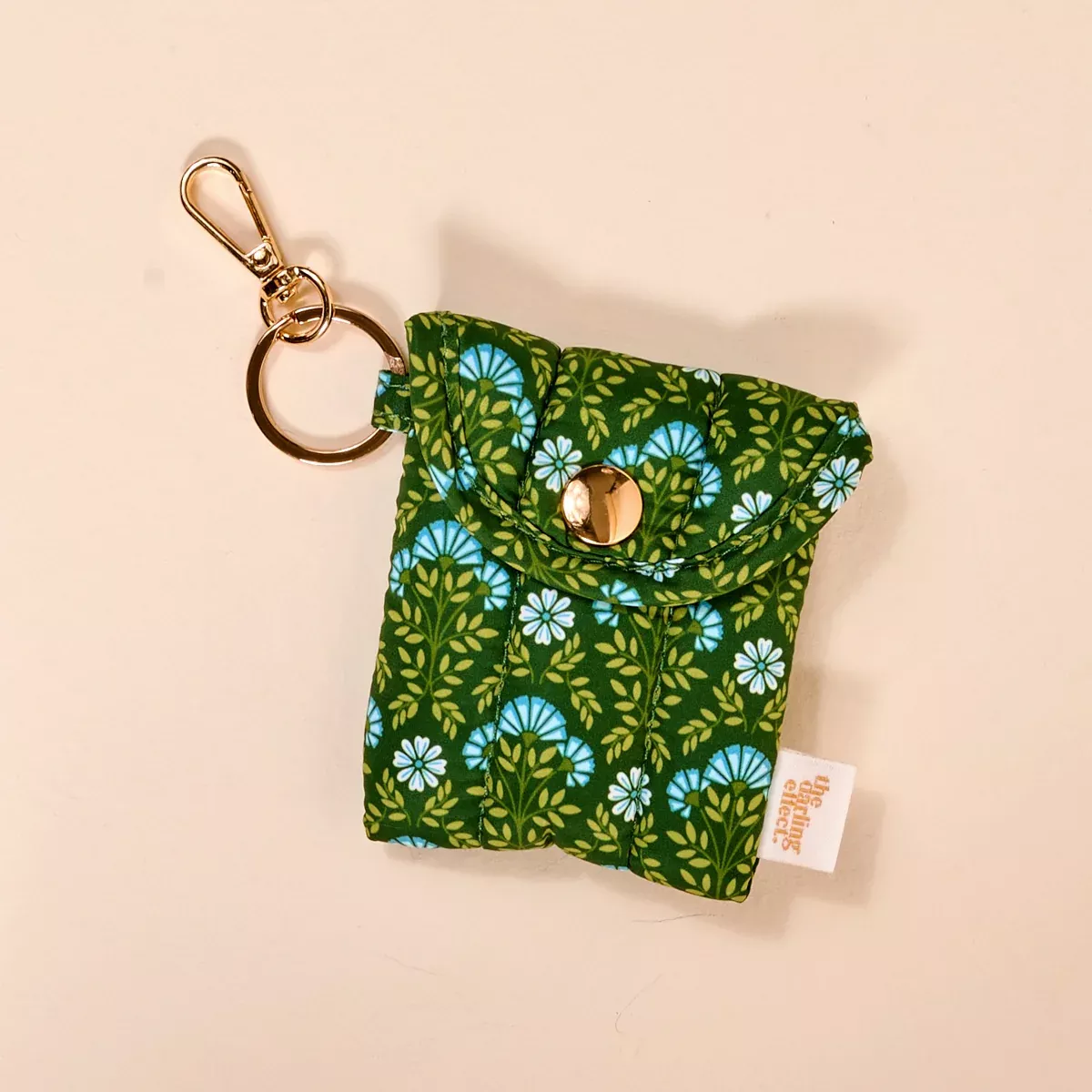 The Darling Effect - Puffy Earbud Case, Everbloom Forest Green