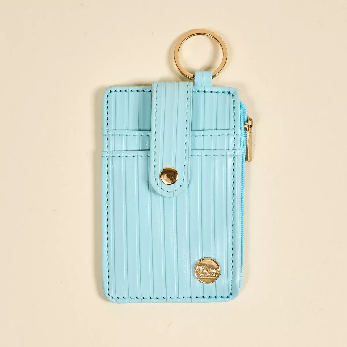 The Darling Effect - Ripple Ridge Keychain Wallet, Blue