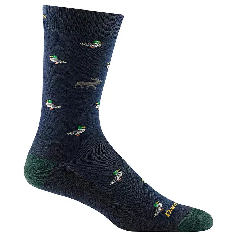 Darn Tough Men's Duck Duck Moose Crew Lightweight with Cushion Socks