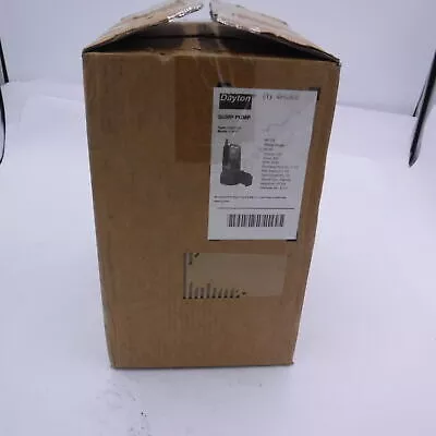 DAYTON 1/3 HP 1-1/2″ F Submersible Sump Pump 120V AC None 4HU68