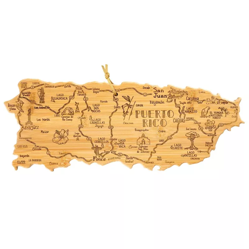 Destination Puerto Rico Cutting Board 18″ x 7″