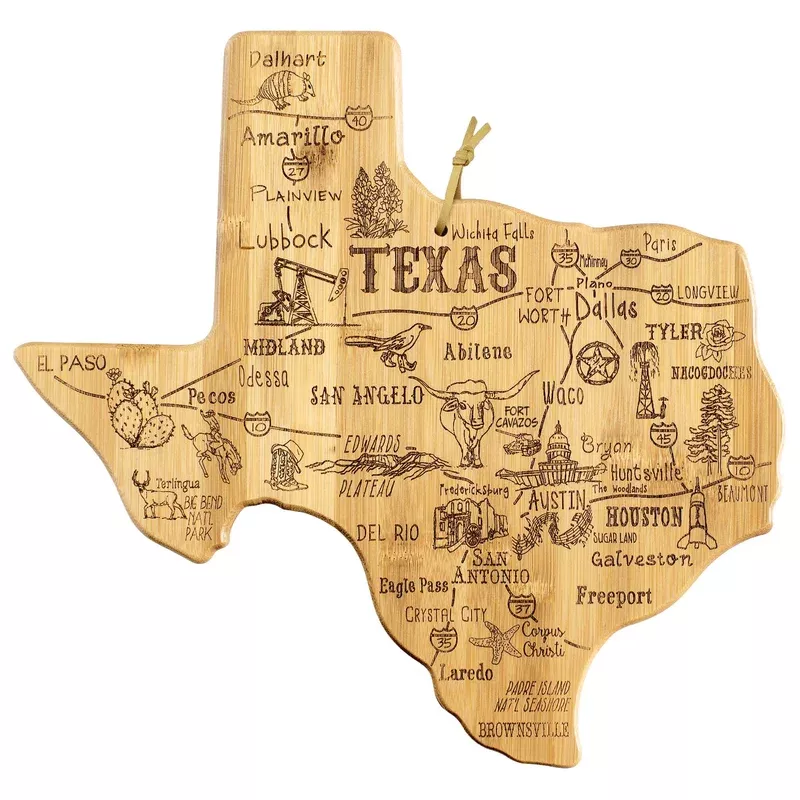 Destination Texas Cutting Board 14″ x 13-3/8″