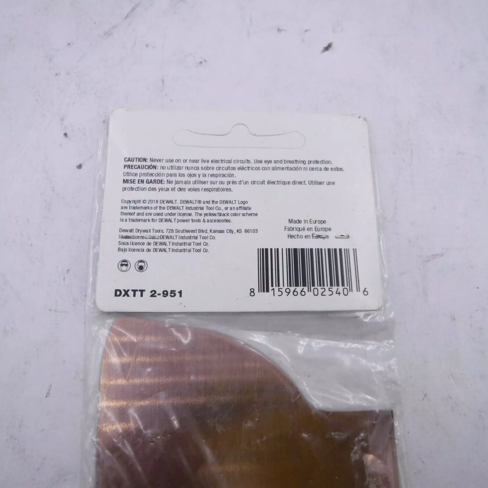 Dewalt 10 in. Replacement Skimming Blade Insert DXTT-2-951