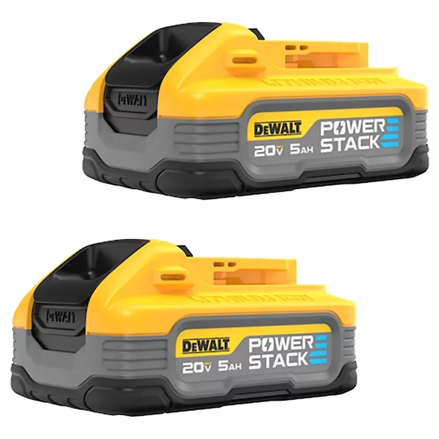 DeWalt 20V MAX POWERSTACK™ 5.0Ah Battery - 2 pk