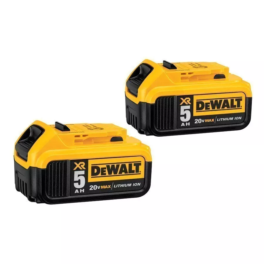 DeWalt 20V Max Premium XR 5.0 AH Lithium Ion Battery (2-Pack)