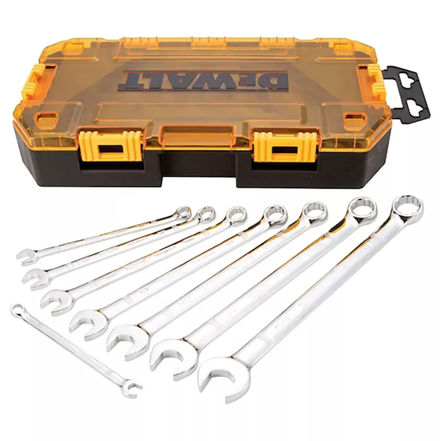 DeWalt 8 pcs Combination Wrench Set (SAE)