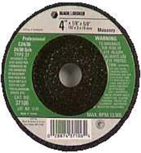DeWalt DW4428 High Performance Masonry Cutting/Grinding Wheel 4" X 1/8"