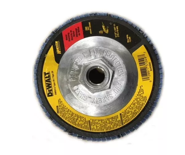 Dewalt DW8313 Abrasive Flap Disc, 4 1/2"x5/8"-11, 80 Grit