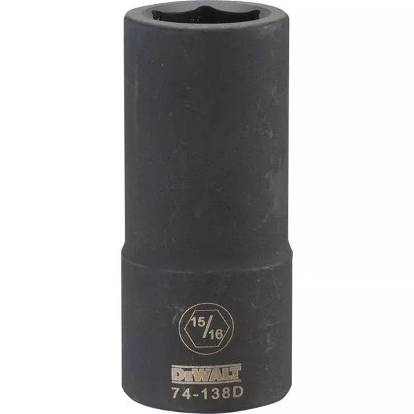 DeWalt DWMT74138OSP SAE 6 Point Deep Impact Socket, 3/4" Drive, 15/16"