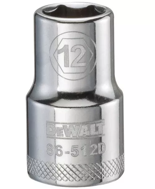 DeWalt DWMT86512OSP Metric Standard Socket, 12 mm x 1/2" Drive, 6 Point