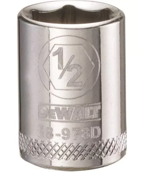 DeWalt DWMT88978OSP 6 Point SAE Standard Sockets, 3/8" Drive, 1/2"