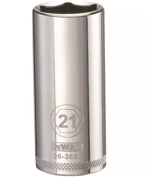 DeWalt DWMT96362OSP Metric Deep Socket, 21 MM
