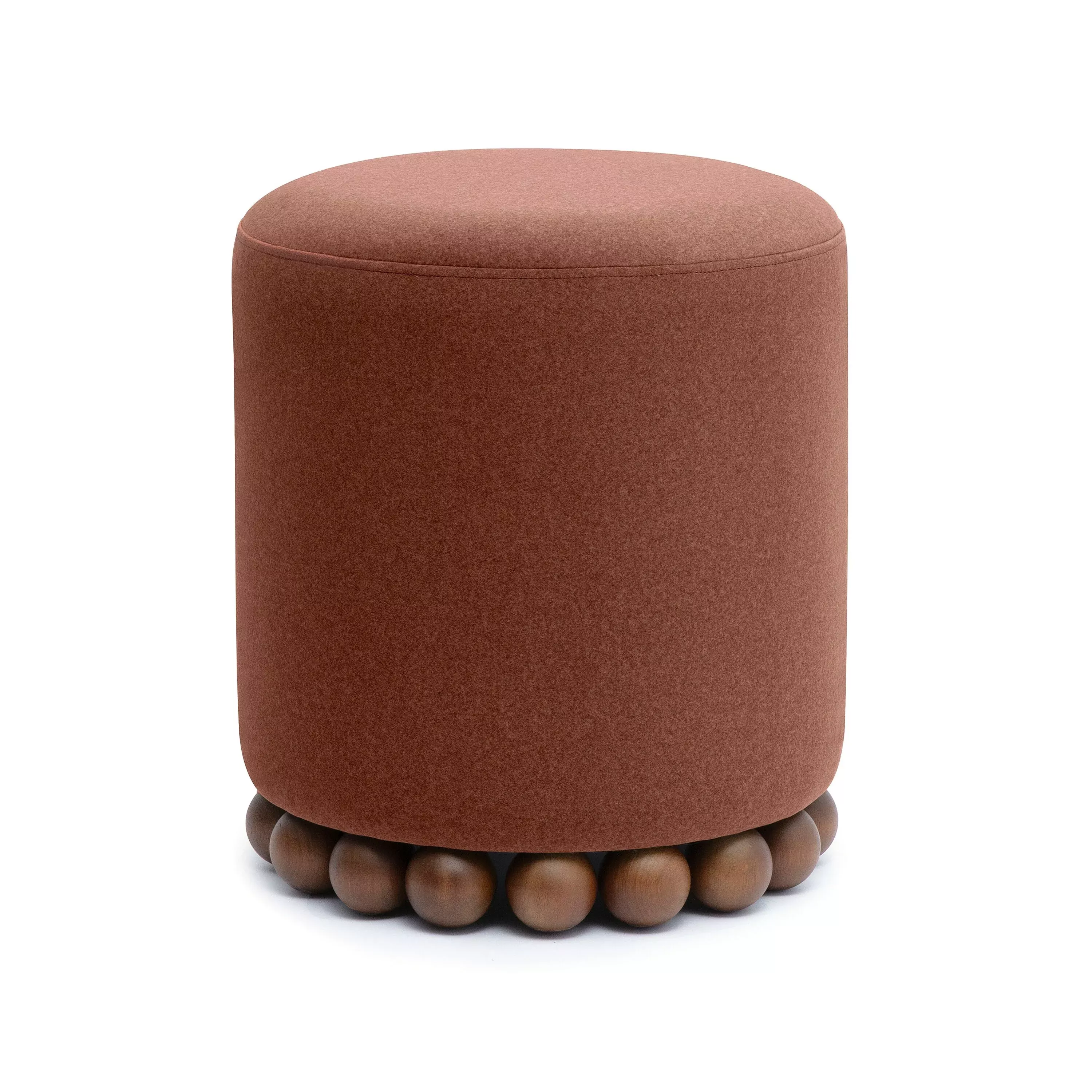 Dex Bronze Performance Vegan Mohair Ottoman