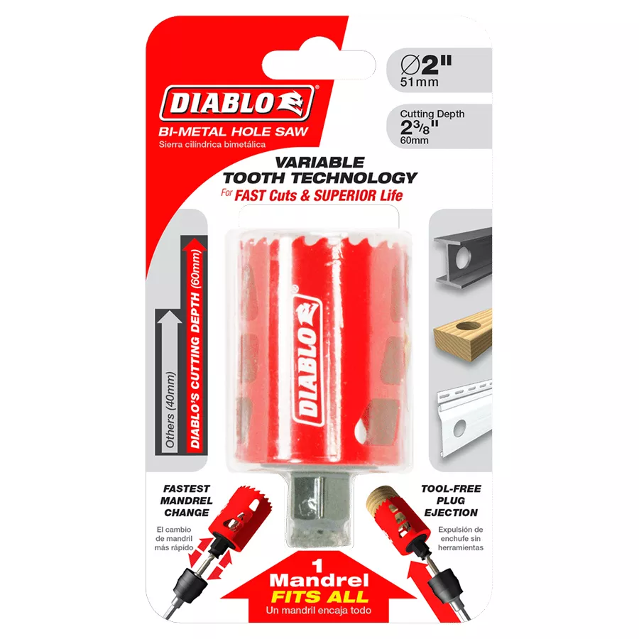 Diablo Bi-Metal Hole Saw System