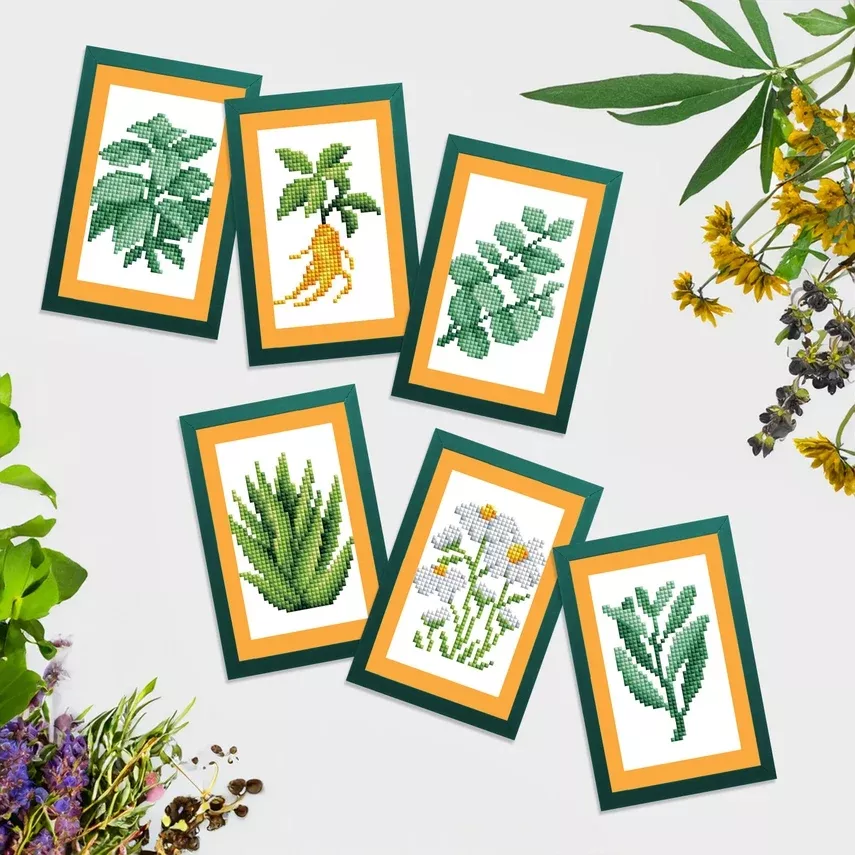 Diamond Art Club - Mini Dazzles, Herbs & Medicinal Plants