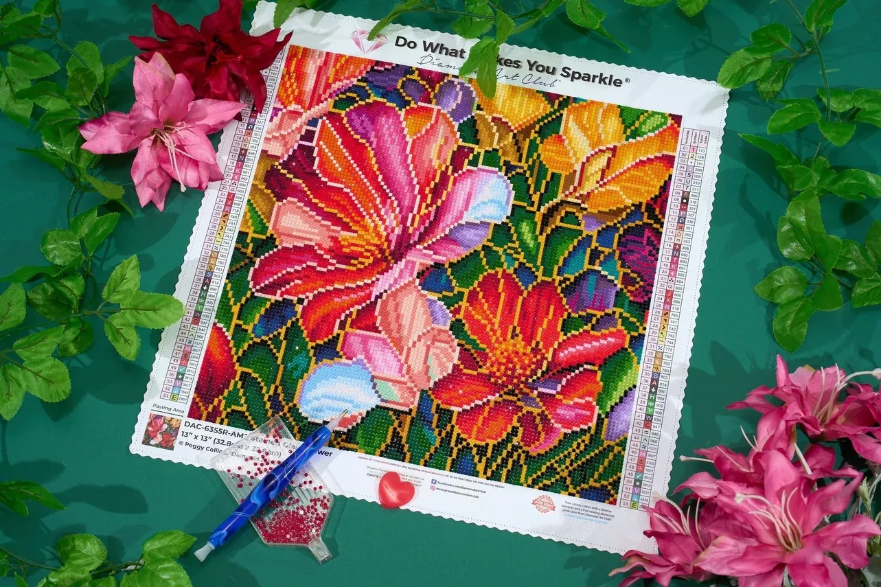 Diamond Art Club - Stained Glass Flower