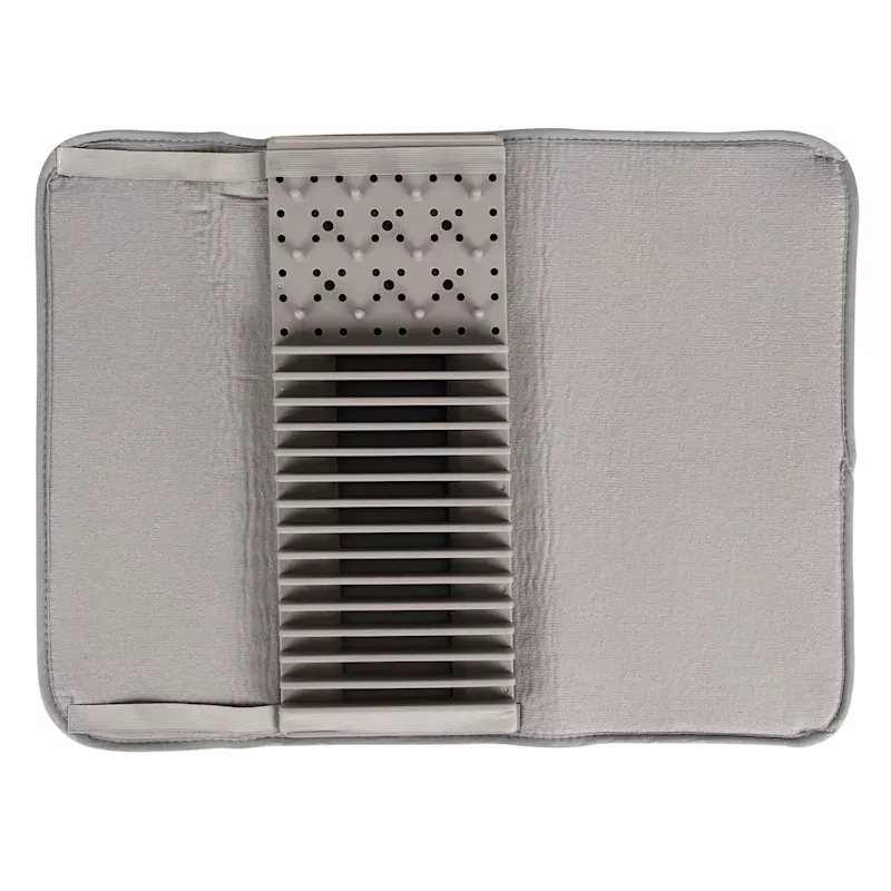 Dish Drying Mat, Grey